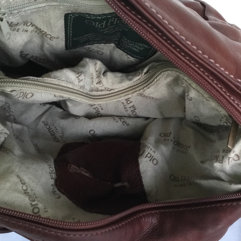 ITALIAN LEATHER Hobo Bag - Picture 6 of 7